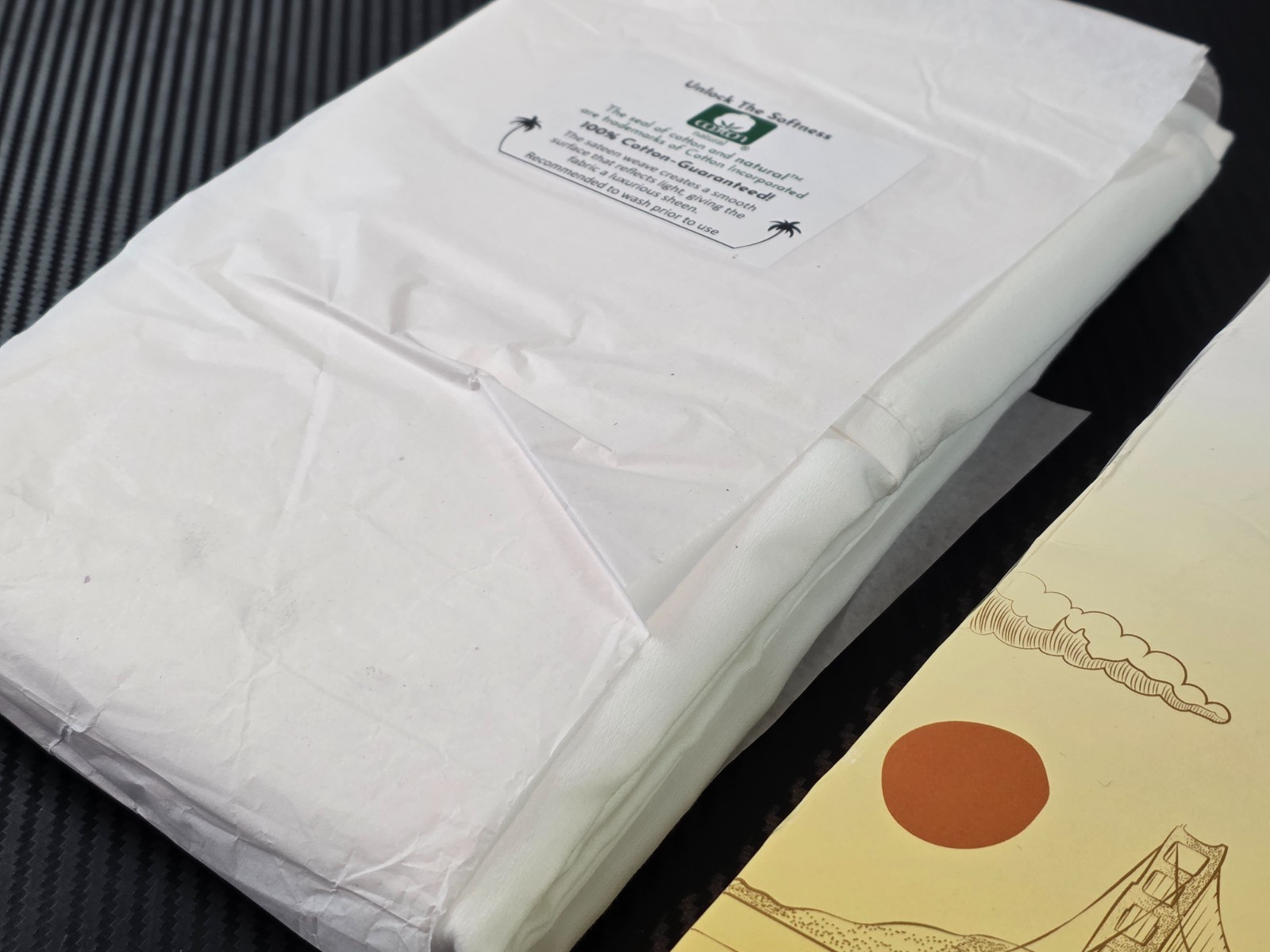 California Design Den Queen Cotton Sateen Weave Pillowcase Set White *Read