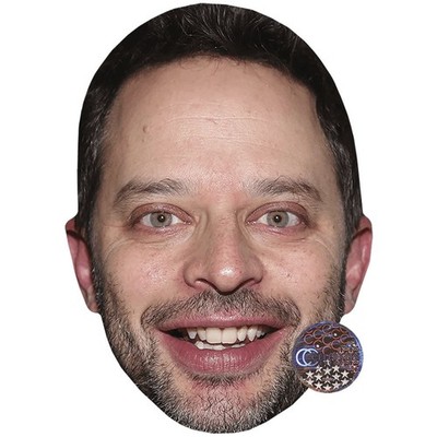 Nick Kroll (Smile) Big Head. Größer als das Leben Maske.