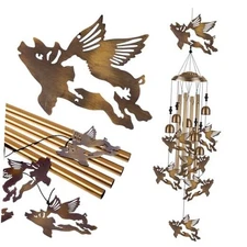 Memorial Wind chimes Wind Chimes Decoration for Outside, Home, Flying Pigs