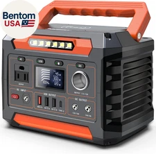 300W Portable Power Station, 299Wh/80818Mah Solar Generator, Regulated DC Output