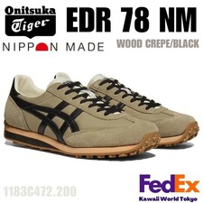 Onitsuka Tiger EDR 78 NM WOOD CREPE / BLACK 1183C472 200 Japan UNISEX NEW 