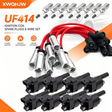 Ignition Coil And Spark Plug Wire Kit For Gmc Chevy Silverado 1500 Tahoe 5.3l