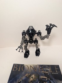100% Complete & Retired LEGO BIONICLE Onua 8532 Figure Set with Instructions
