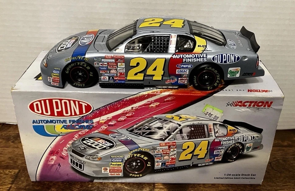 NASCAR #24 DuPont Jeff Gordon 2000 diecast 1:24 coche de colección (HC) Foto 2 de 4