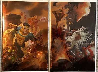 INVINCIBLE RETURNS 1 & BATTLE BEAST 7 TOLIBAO FOIL Connecting Set LTD 1000