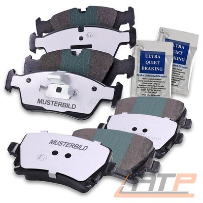 SATZ BREMSBELÄGE BREMSKLÖTZE 17 ZOLL VORNE + HINTEN FÜR SAAB 9-5 AB BJ 10