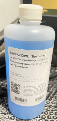 VWR Buffer Solution pH 10.00 BLUE NIST 500ml BDH5072-500ML 2/19/25(3D)