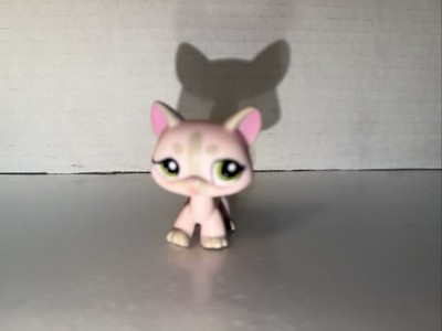 LITTLEST PET SHOP LPS #1326 PINK CAT WITH GREEN EYES AUTHENTIC | eBay