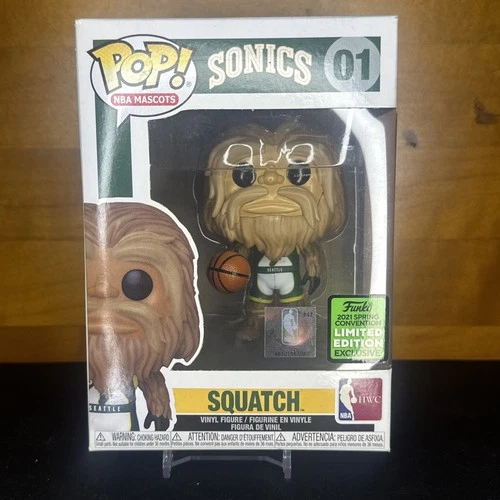 Sonics NBA Mascot Squatch 2021 Limited Edition Exclusive Funko Pop! Vinyl #01