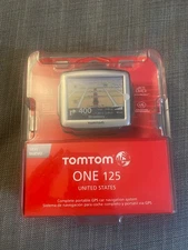 New Sealed TomTom One 125 Portable GPS Car Navigator Free Shipping