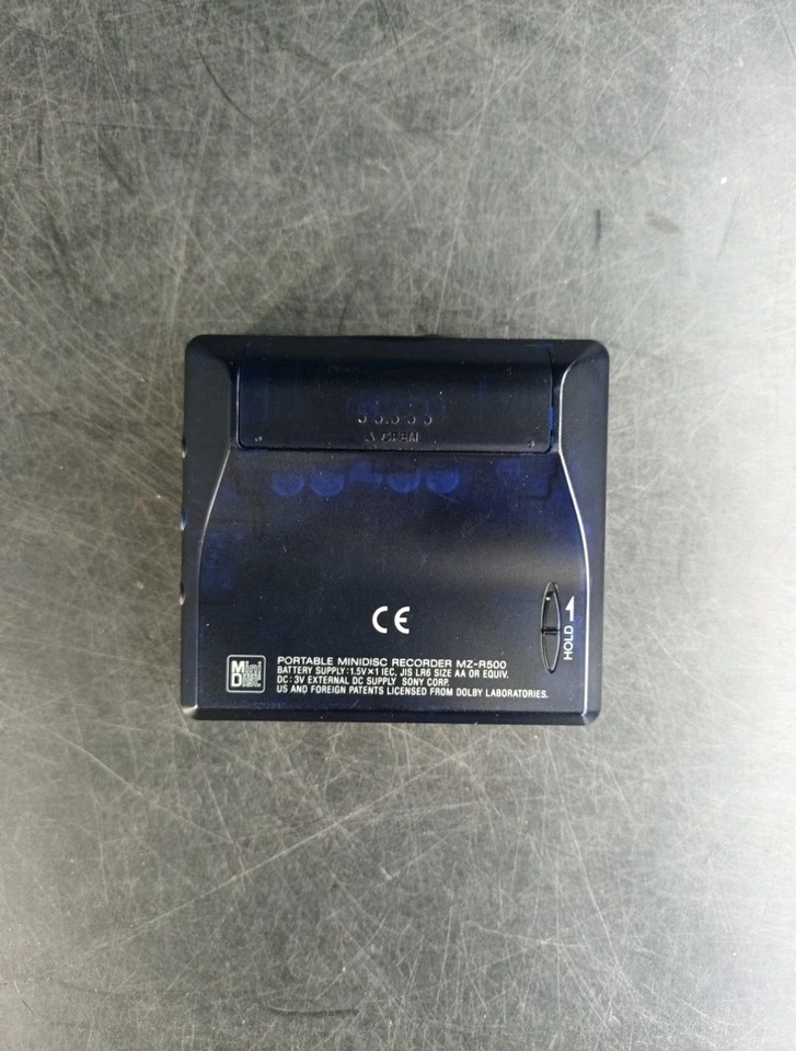 Sony MZ-R500 Minidisc MD Walkman Player and Recorder Silver with 5x 80 ...