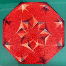 Vtg 1968 Springbok Puzzle, Hypothetical Hypercube, 500 pc Complete Nice!