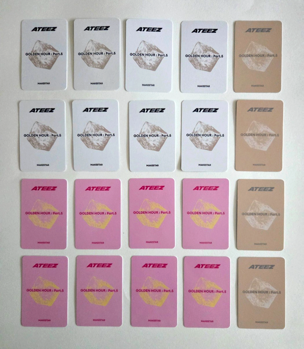 ATEEZ 14th Mini Album Golden Hour Part.5 Makestar Lucky Draw