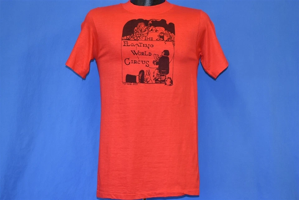 Camiseta De Colección Años 70 MUNDO FLOTANTE CIRCO MAGO CONEJITO MAGO ANTORCHA EXTRA PEQUEÑA Foto 2 de 3