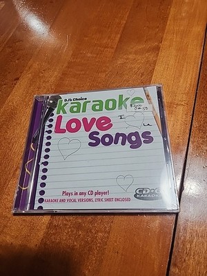 DJ'S CHOICE KARAOKE LOVE SONGS - V/A - CD - KARAOKE - BRAND NEW/STILL SEALED