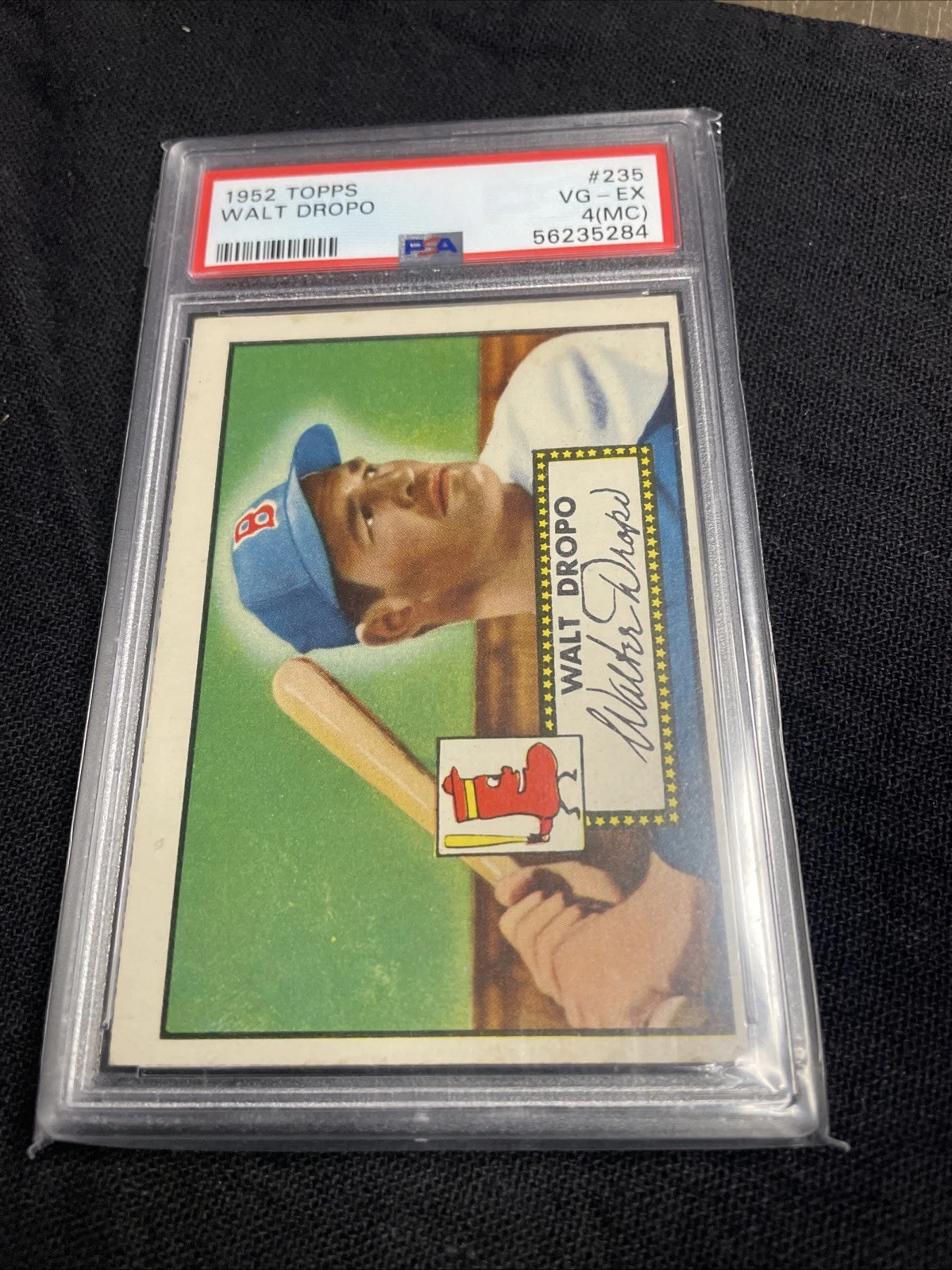 Deal for 1952 TOPPS WALT DROPO 235 VG-EX PSA 4 (MC) BASEBALL BOSTON RED SOX