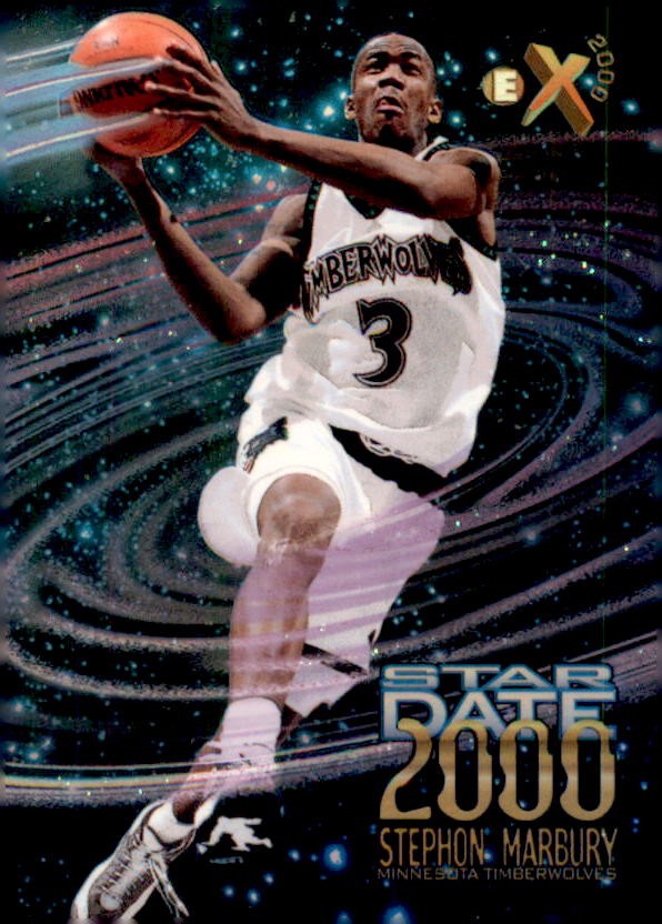 1996-97 E-X2000 Star Date 2000 #10 Stephon Marbury Cool Card