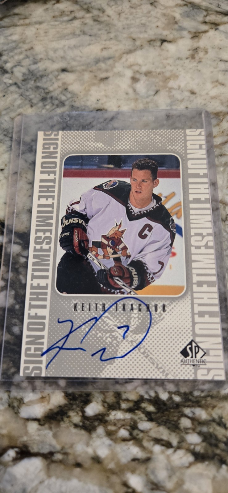 1998-99 SP Authentic - Sign of the Times Keith Tkachuk #KT (AU)