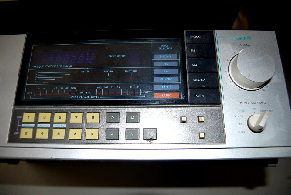 Receptor estéreo Sansui vintage modelo Z-5000X, SOLO PARA REPUESTOS/REPARACIÓN, lote E Foto 4 de 4