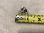 Masonic Flag Pin American Flag And white Masonic Compass G — photo 2