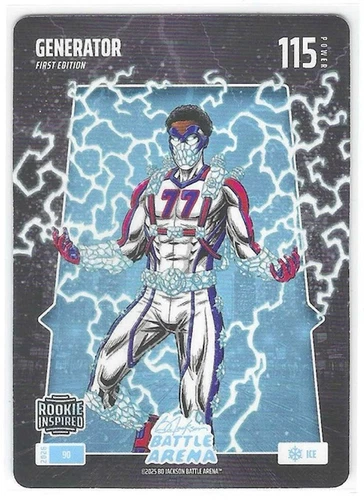 Generator V.J. Edgecombe 2026 Bo Jackson Battle Arena Ice #90 76ers RC