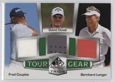 2024 SP Game Used Edition Tour Gear Trios Fred Couples David Duval #TG3-CDL 0a5e