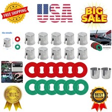 10PCS Car Battery Post Terminal Shims, Auto Lead Terminal Shim Caps with 12 P...