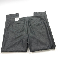 Talbots Chatham Ankle 14 NEW Fit 37W 29L Women High Rise Dress Pants Gray