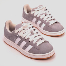 Adidas Originals Campus 00s Suede Trainers Grey White Gum Unisex UK 5.5