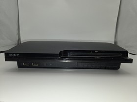 Sony PlayStation 3 Slim 120GB Black CECH-2001A with 2 Controllers and 3 Games