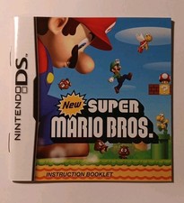  Manual Only Super Mario DS Nintendo Authentic Instruction Booklet Mint Cond.