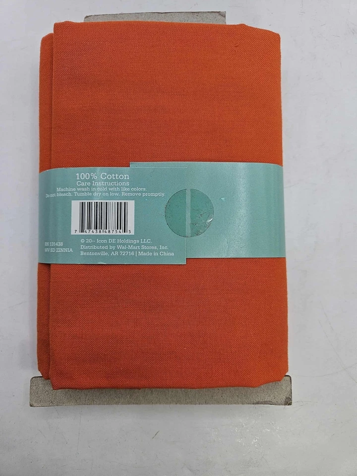 Waverly Inspirations Precut 1 Yd fabric 36inx44 in Zinnia, (reddish orange) - Image 2 of 3