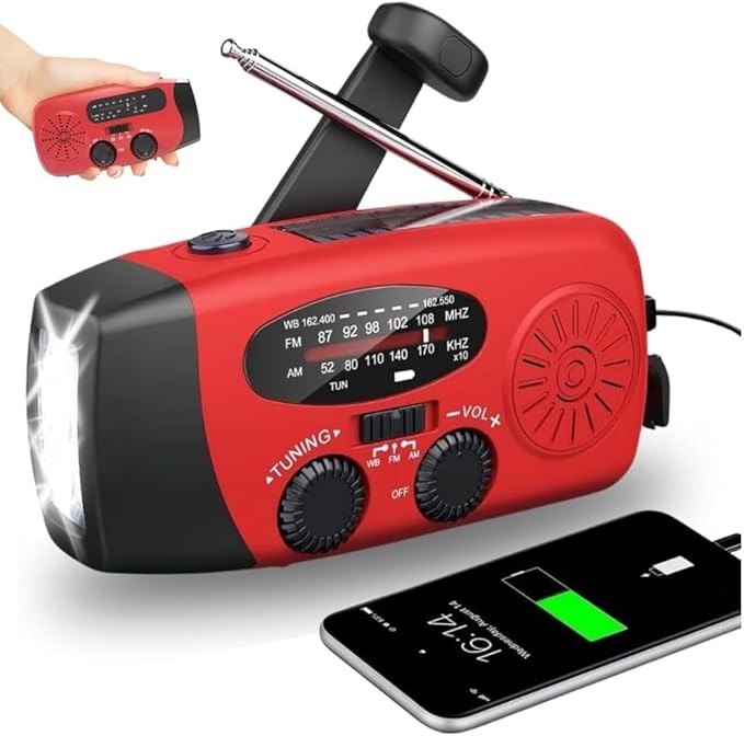 Radio Dynamo Lampe Torche Panne Électricité Solution Batterie Secours - 2