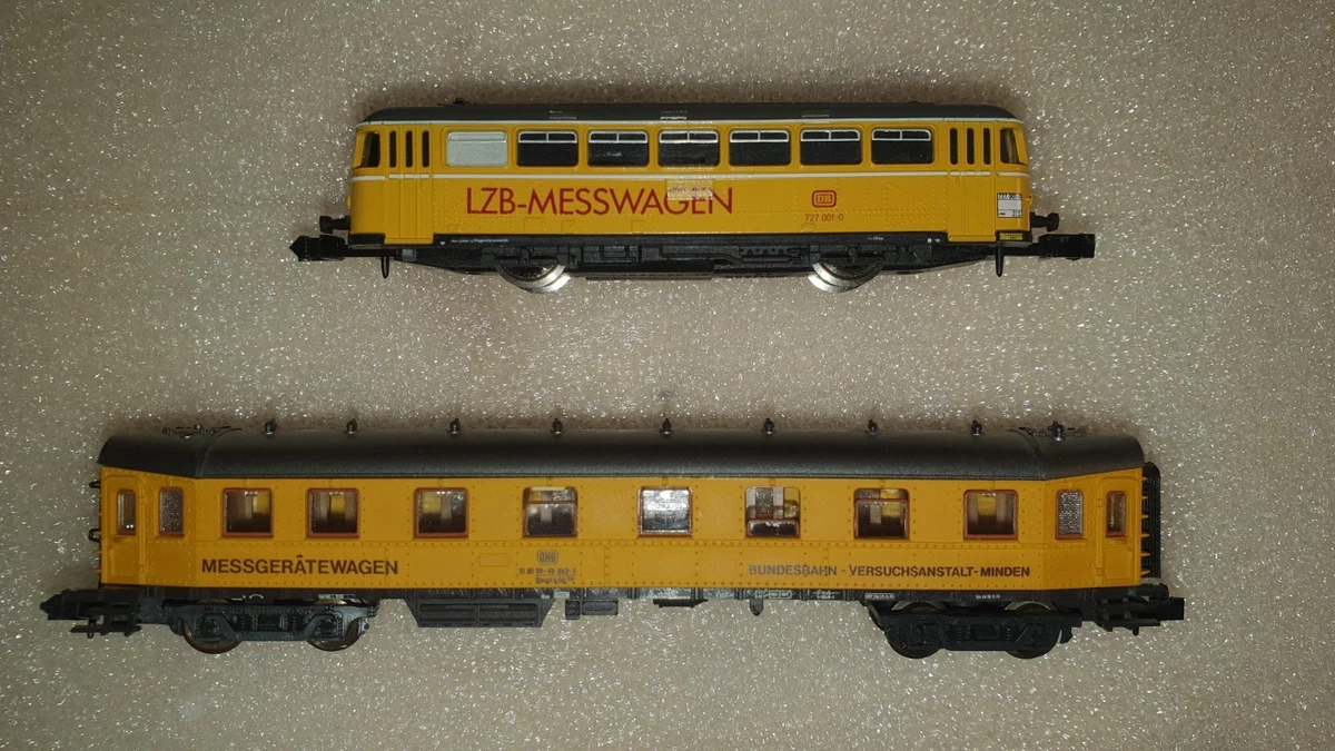 Spur N Arnold  2914 BR 727 001-0 LZB-Messwagen DB und Roco Meßgerätewagen PV Min