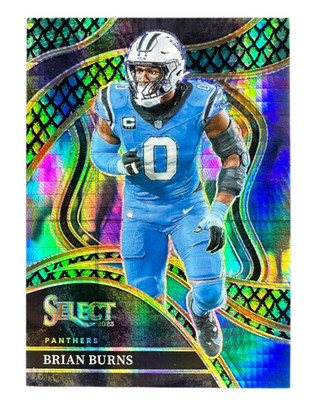 2023 Panini Select Club Level Dragon Scale Prizm /70 Brian Burns #295