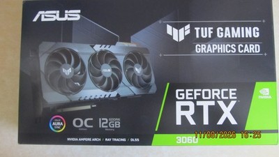 ASUS TUF Gaming GeForce RTX 3060 OC 12GB GDDR6 PCI-E Grafikkarte NVIDIA TOP