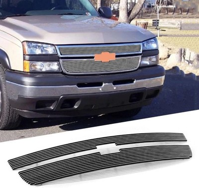 Chevy Silverado 2500HD/3500/07 Classic Front Grille Upper Chrome Billet Combo