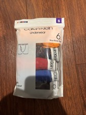 Calvin Klein Boys' Cotton Stretch Boxer Brief Underwear, 6-Pack Size S