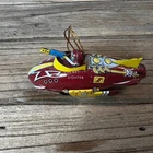 Schylling Rocket Fighter Tin Toy Ornament 1999 Collector Series w Box