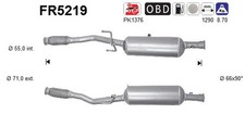 AS DPF Rußpartikelfilter Dieselpartikelfilter FR5219 Cordierit für OPEL P17 P2QO