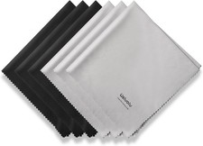 6PCS Large Eyeglass Cleaning Cloths, 12 x12 inches Glasses Cleaner, Individually