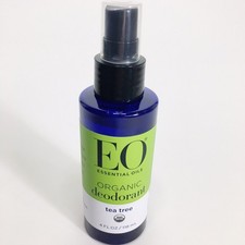 EO Organic 4oz Deodorant Spray Tea Tree Essential Oils Aluminum Free Natural
