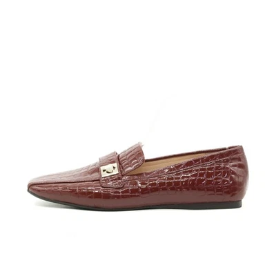 Kate Spade Damen Darien Slipper Burgund Leder Low-Top New York Loafer EU 38 - Bild 1 von 4