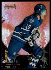 1995-96 Finest Bowman's Best Rookies Refractor Kenny Jonsson Toronto Maple Leafs
