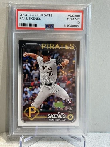 2024 Topps Update Series - Rookie Debut Paul Skenes #US288 (RC) PSA 10