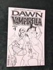 DAWN VAMPIRELLA #1 LINSNER B/W VARIANT