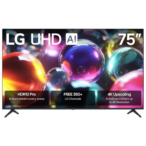 LG UA7000 Series 75" 4K UHD LED Smart TV with webOS 25 & 60Hz Refresh