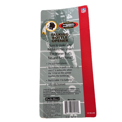 Washington Redskins Bottle Opener | Hank Williams Jr Sings “Are You Ready…” - Picture 2 of 3