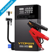 VTOMAN X5 Jump Starter with Air Compressor, 3500A Portable Car Battery Booster