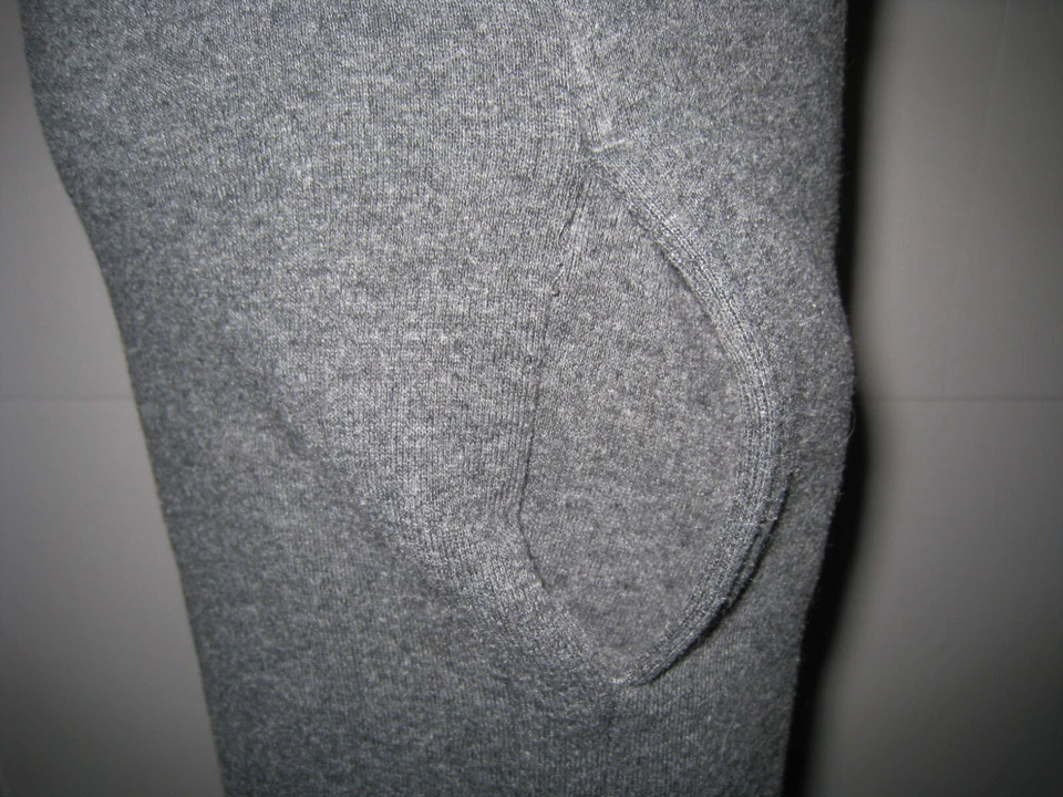 Pantalones deportivos Reebok grises elásticos/cordón cintura tobillo elásticos talla 8 para niños Foto 2 de 4